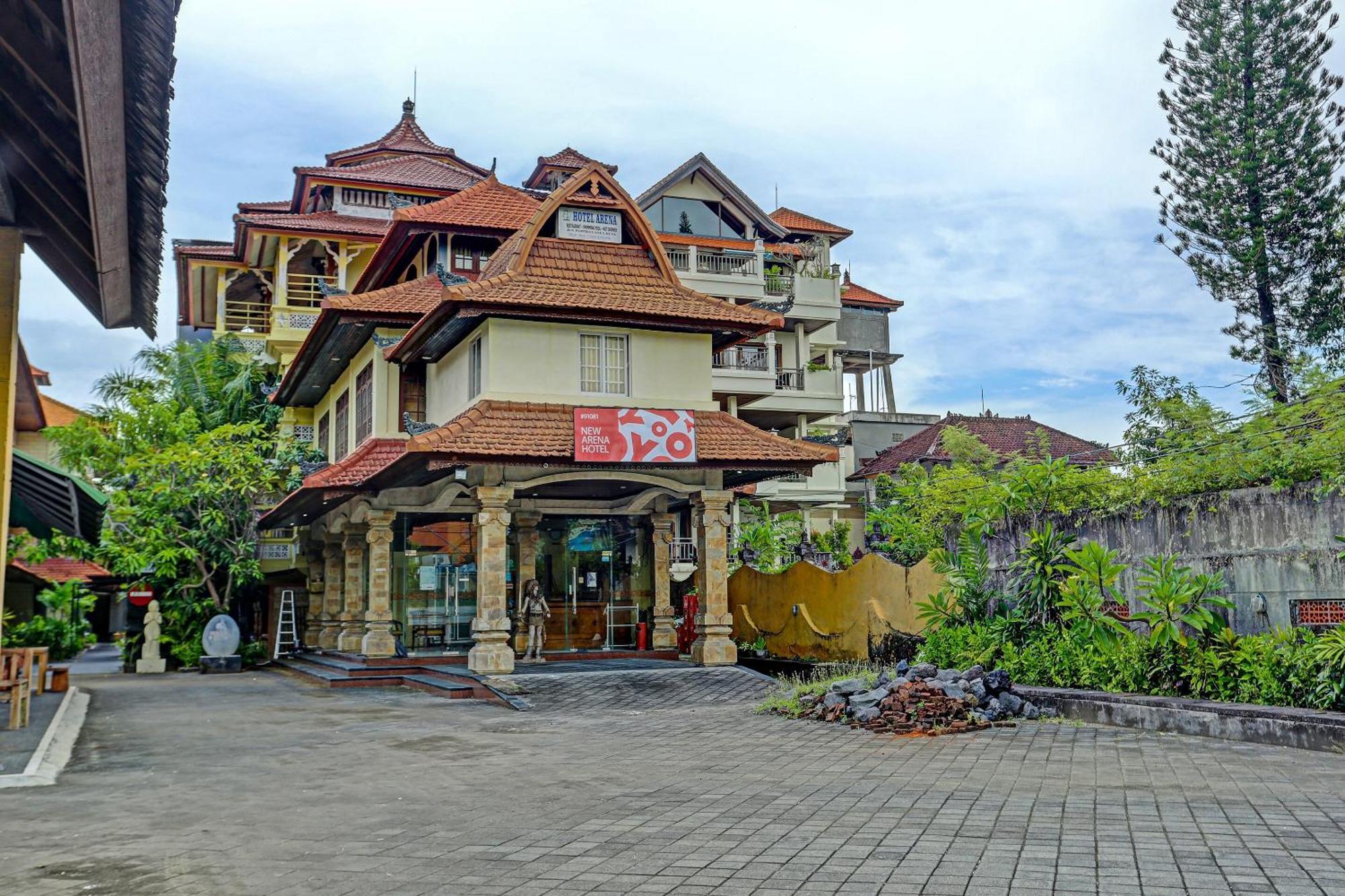 Collection O 91081 New Arena Hotel Kuta Lombok Exterior foto